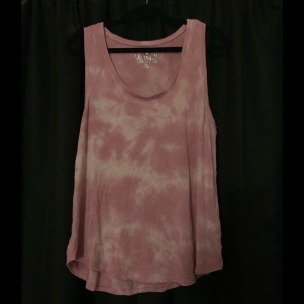 *5 FOR $15* Pink tie dye tank